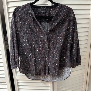 Madewell Stars Button Down (XS)